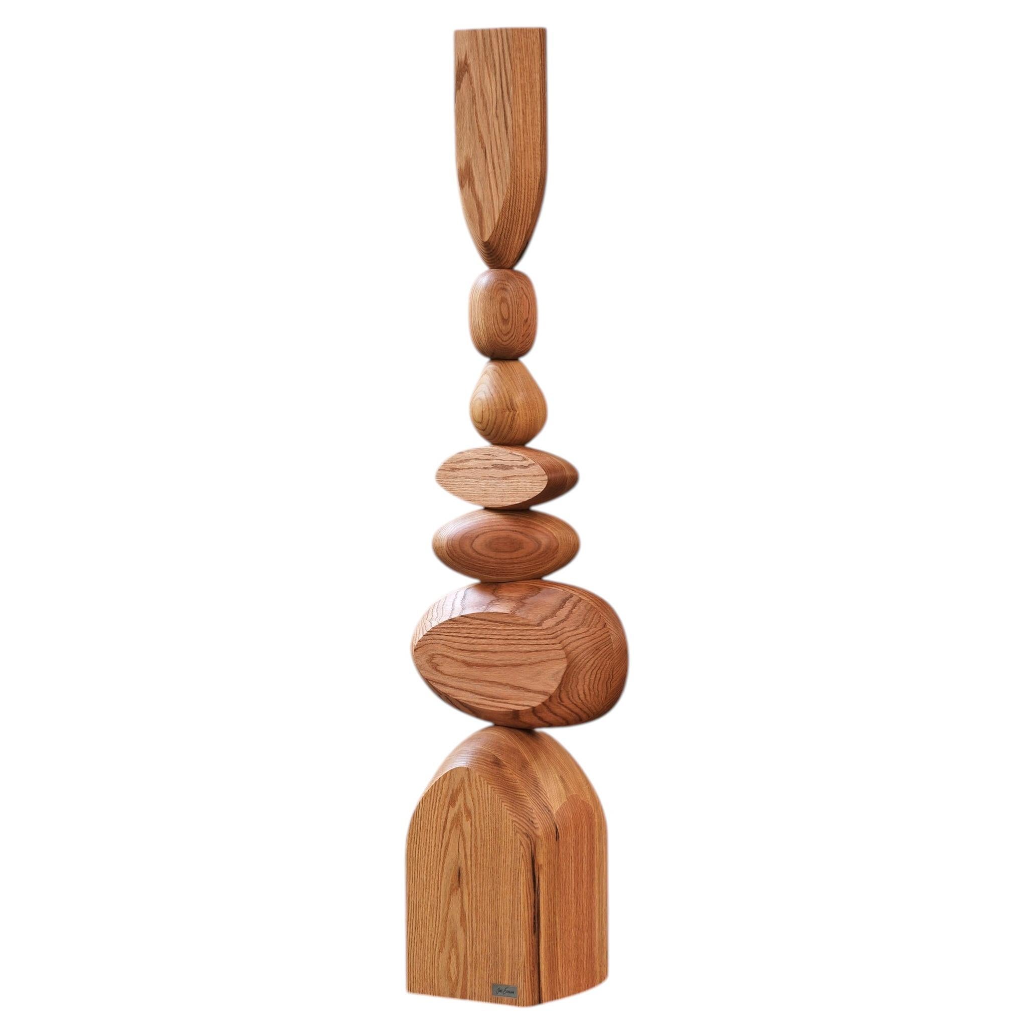 Red Oak Standing Serene Totem Still Stand No22: Crafted by Joel Escalona
