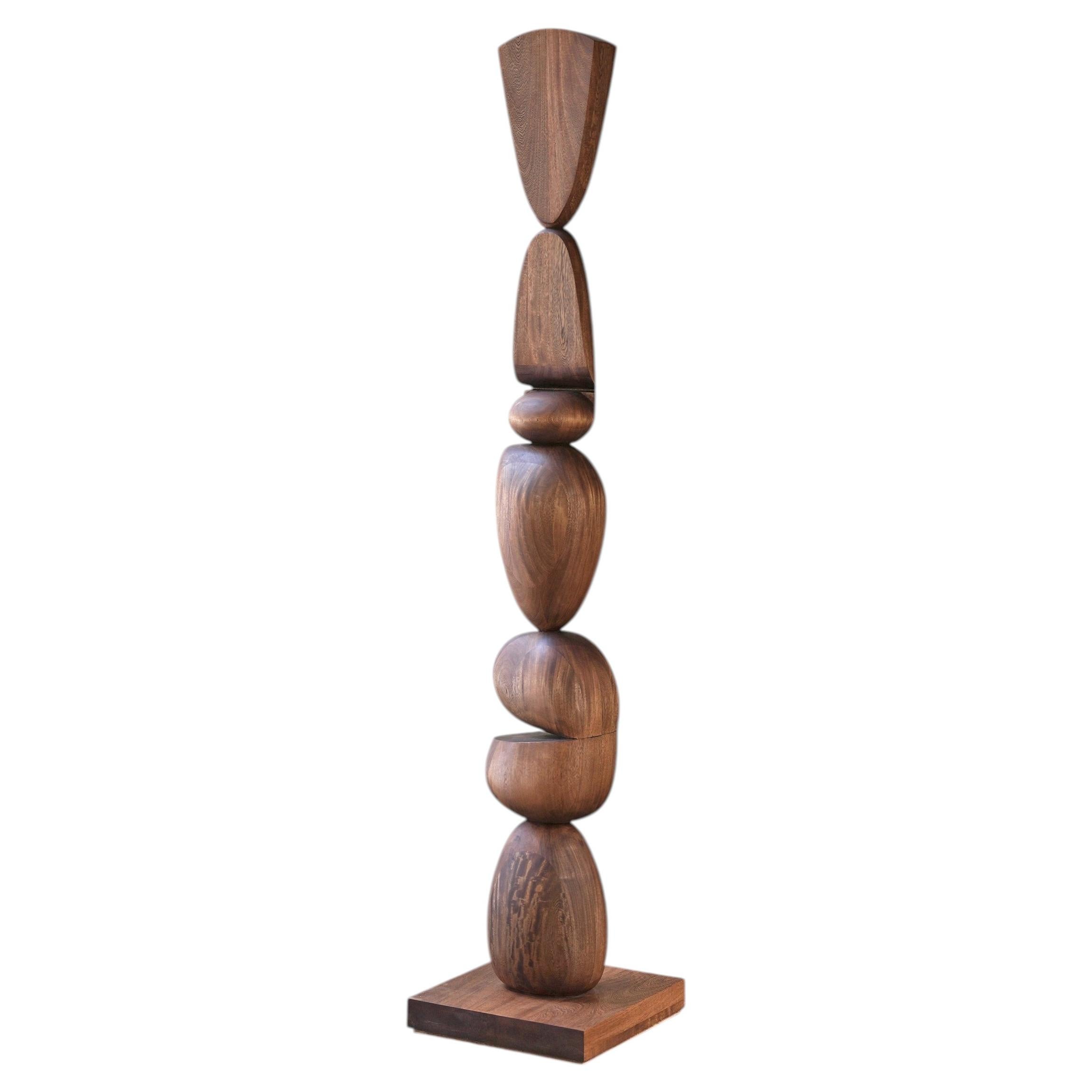 Red Oak Wood Standing Totem Still Stand No24, NONO’s Escalona Collection