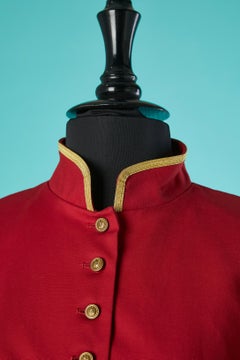 Red officer single-breasted jacket Lauren by Ralph Lauren