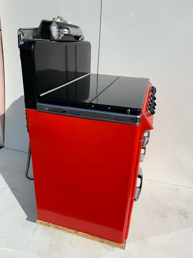 Red O'Keefe and Merritt Stove, 1948 For Sale at 1stDibs