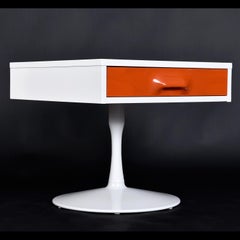 Table d'extrémité à un tiroir rouge / orange « Bittersweet » de Broyhill Premier
