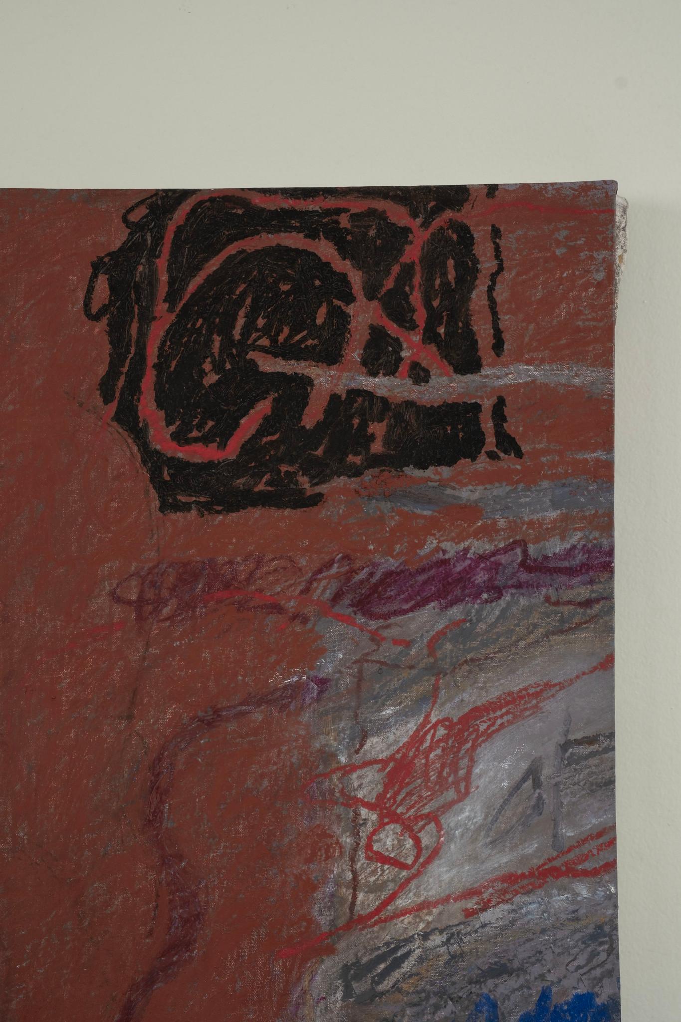 Americano Pittura astratta di Red Otis and Otis in vendita