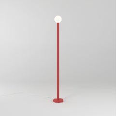 Red Outlines Cut Floor Light by Atelier Areti