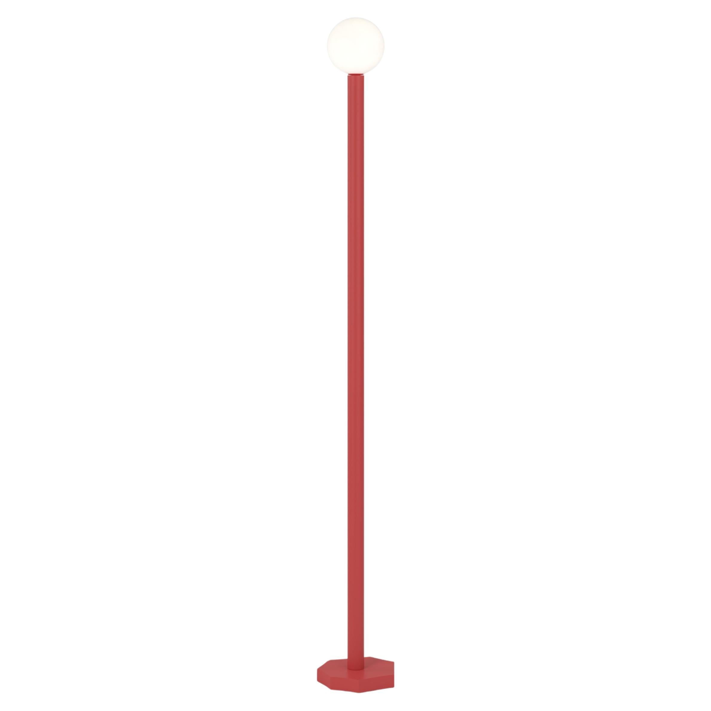 Lampe de sol Red Outlines Cut par Atelier Areti