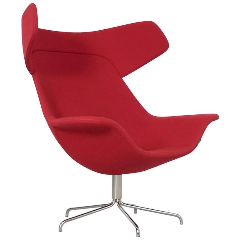 Red Oyster High Chair by Michael Sodeau for Offecct, 2008 For Sale