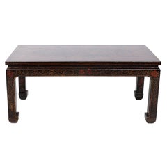 Red Painted Chinese Coffee Table