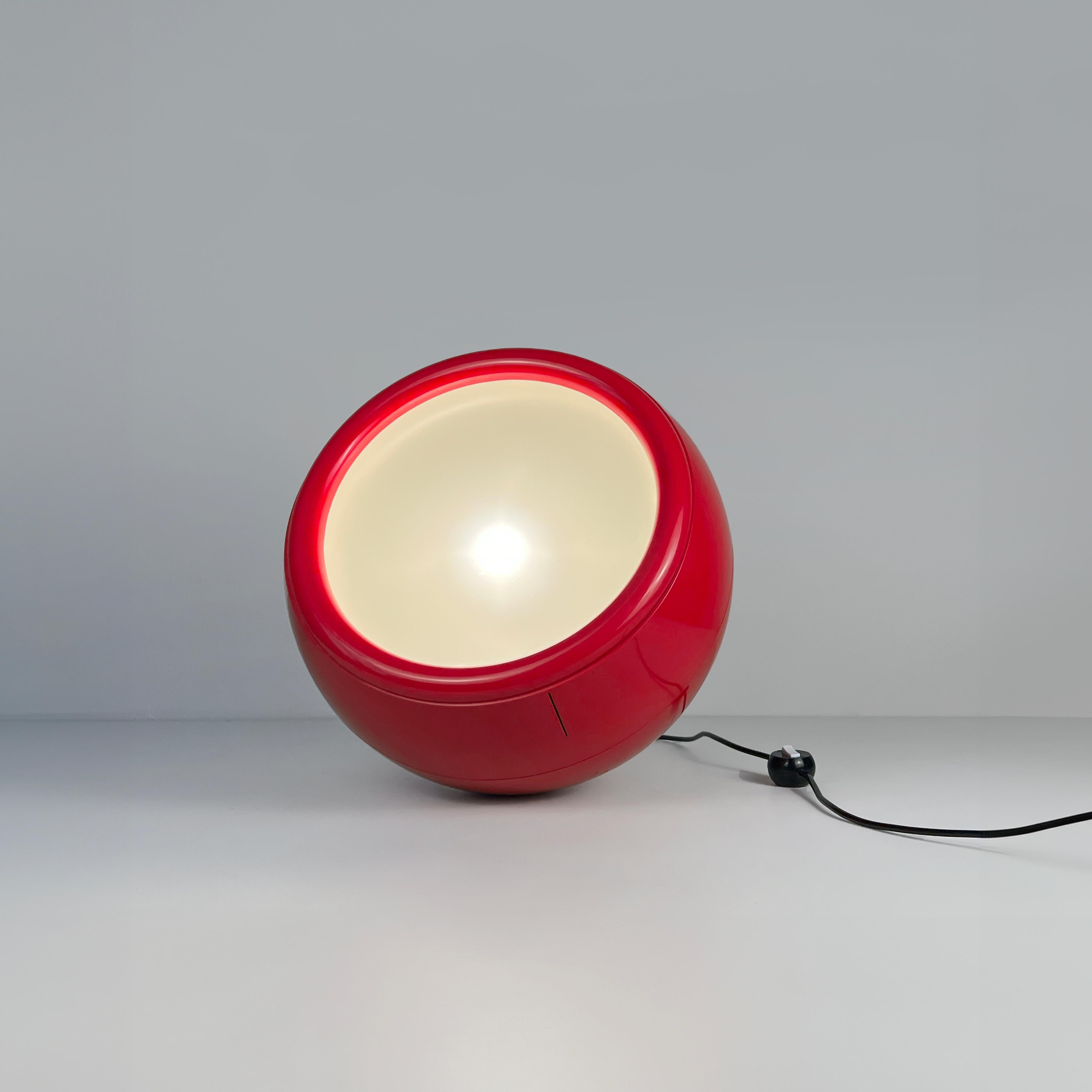 Red Pallade (1st Ed. 1968) floor lamp designed by Studio Tetrarch for Artemide For Sale 10