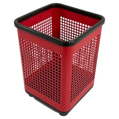 Red Paper Bin from Neolt, 1980s