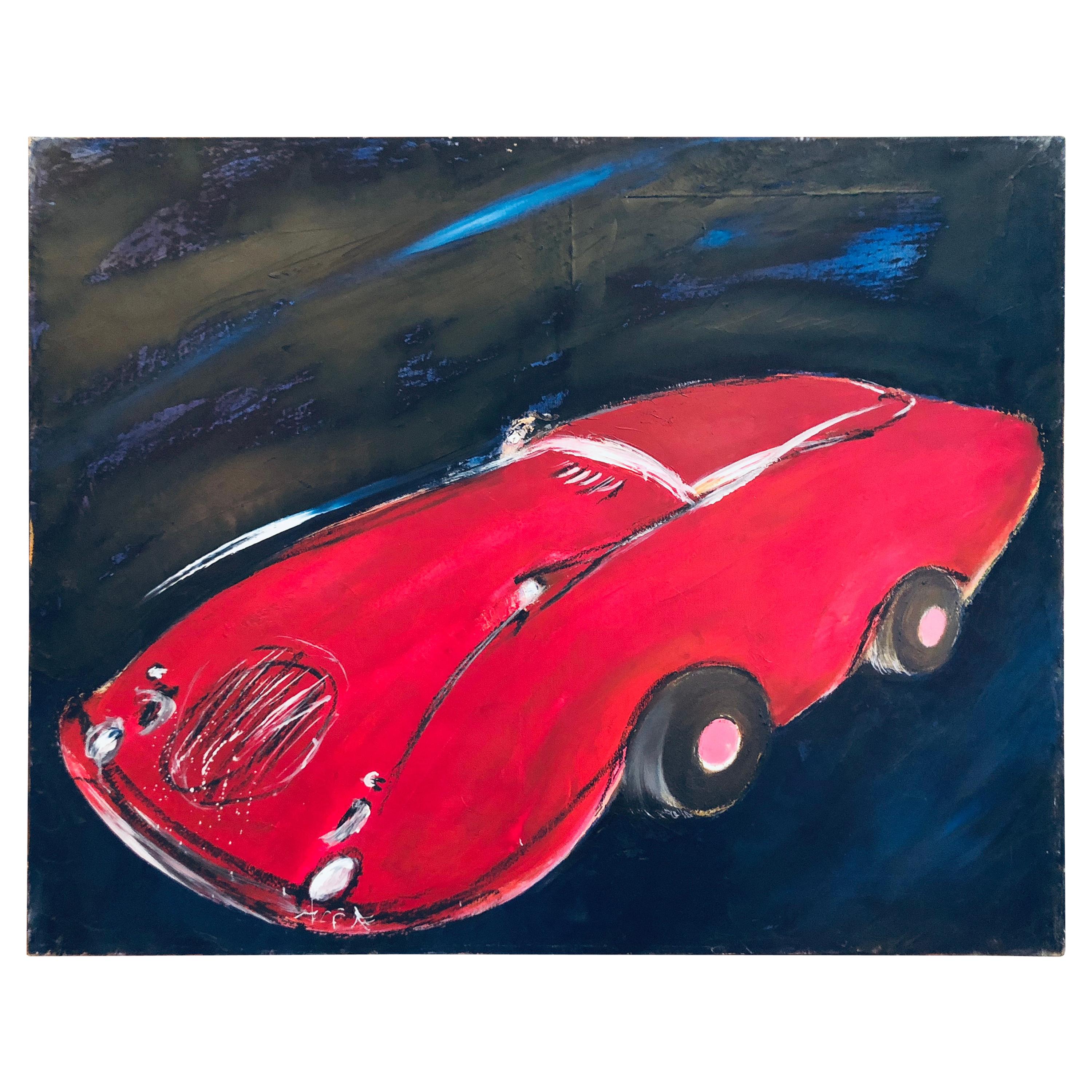 « Red Passion », 2010, Peinture sur toile de Greddy Assa