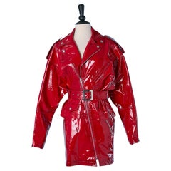 Red patent leather dress ALEXANDRE VAUTHIER
