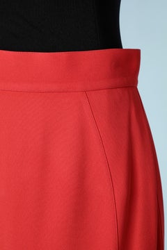 Roter Bleistiftrock Thierry Mugler