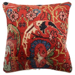 Red Persian Mahal Rug Pillow