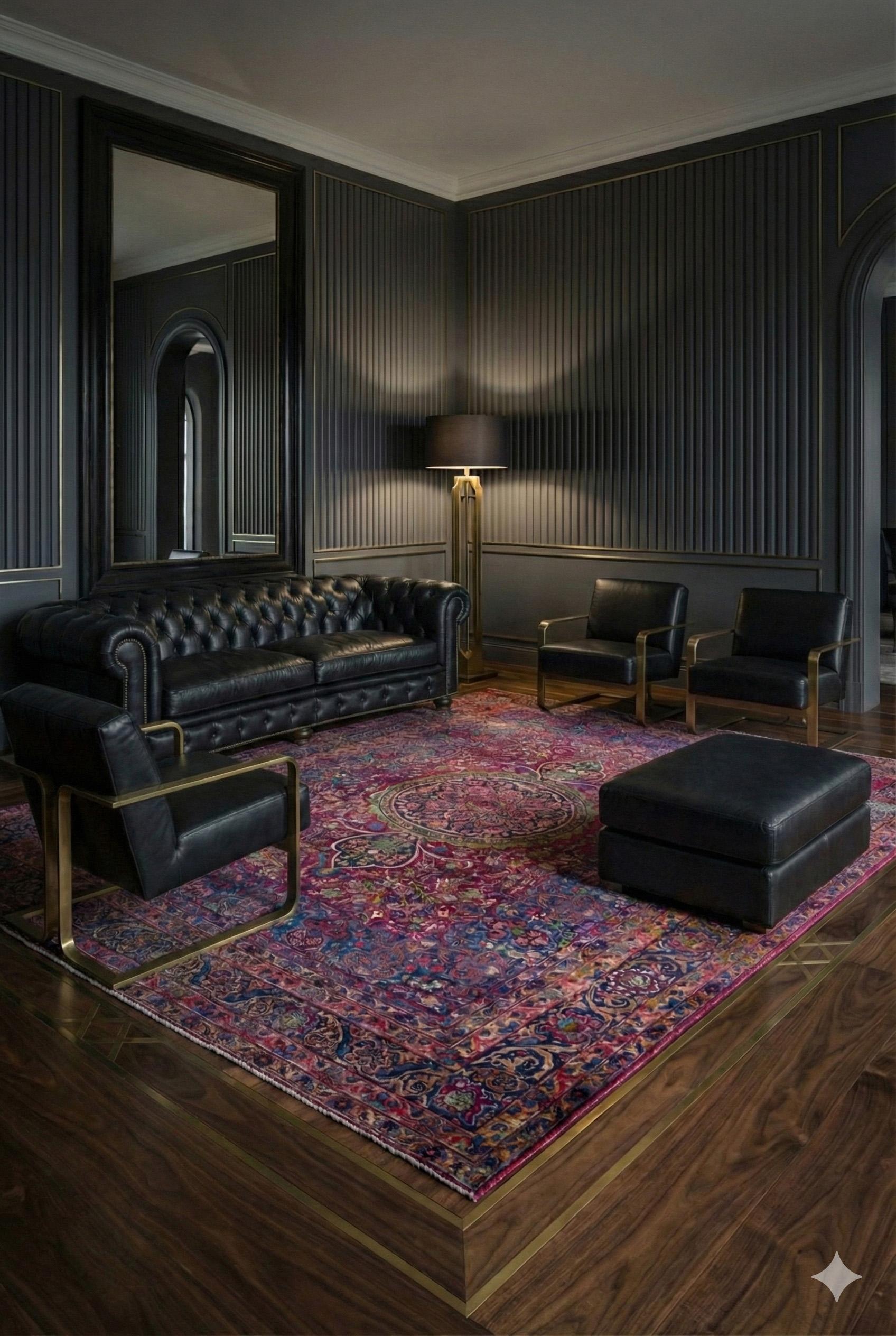 Red Persian Wool Hand Knotted Rug 9 ft x 11 ft 5 in (Stammeskunst) im Angebot