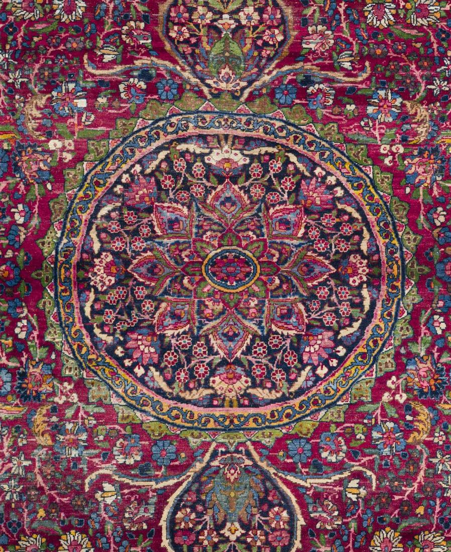 Red Persian Wool Hand Knotted Rug 9 ft x 11 ft 5 in im Angebot 1