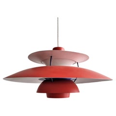 Red PH5 Pendant Lamp by Poul Henningsen for Louis Poulsen, Denmark