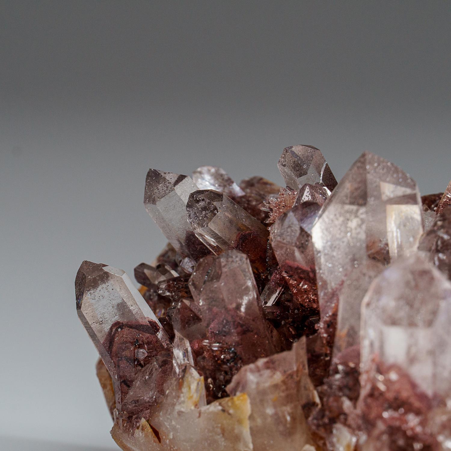 Red Phantom Quartz var. from Tekhdi, Madhya Pradesh, India In New Condition For Sale In New York, NY