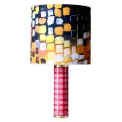 "Red Plaid" Table Lamp by Ashley Longshore x Ken Fulk, 2021