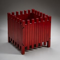 Red Planter by Ettore Sottsass for Poltronova, Italy, 1960s