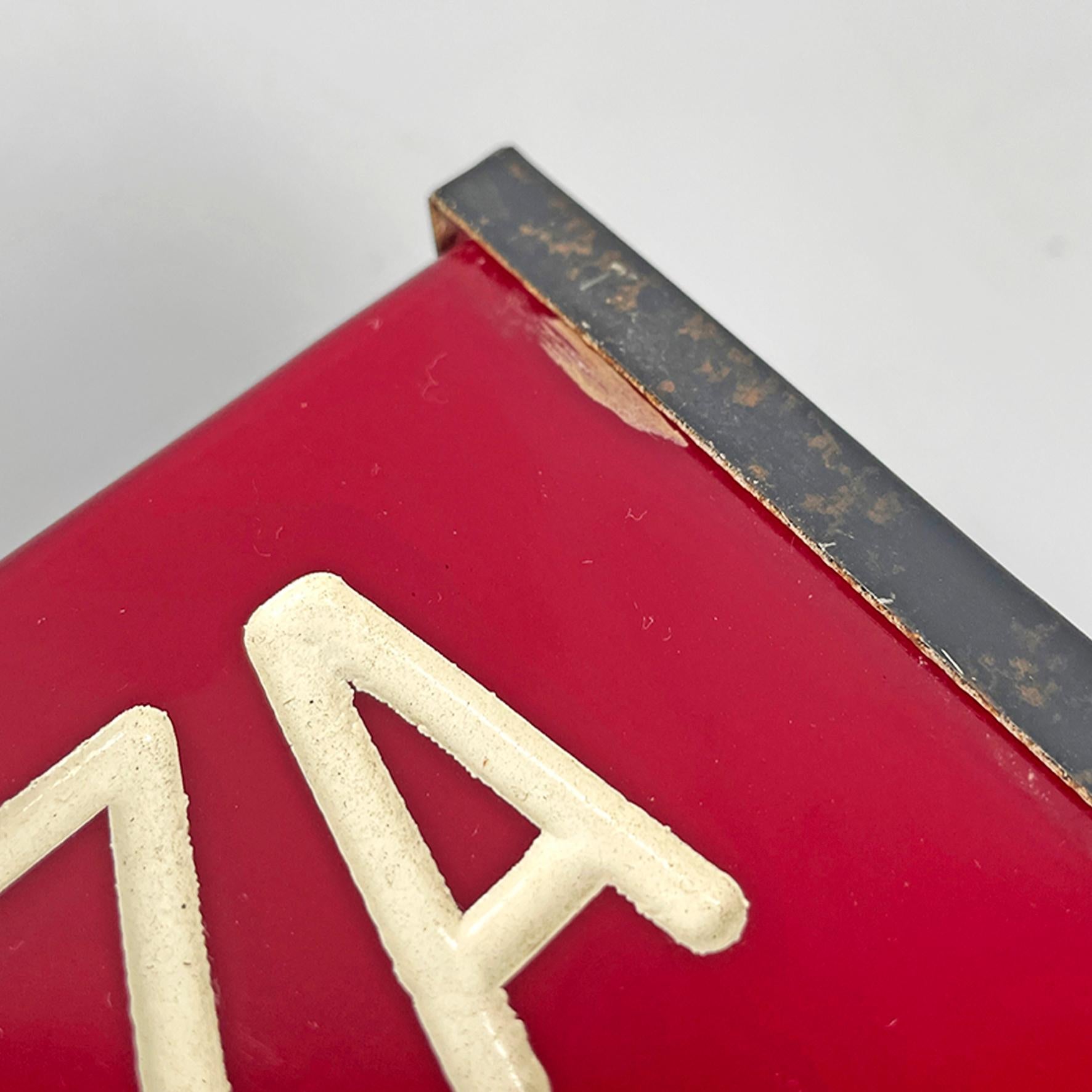 Rotes Schreibendes Kino- oder Theaterschild aus Kunststoff und Weiß, 1960er Jahre im Angebot 7
