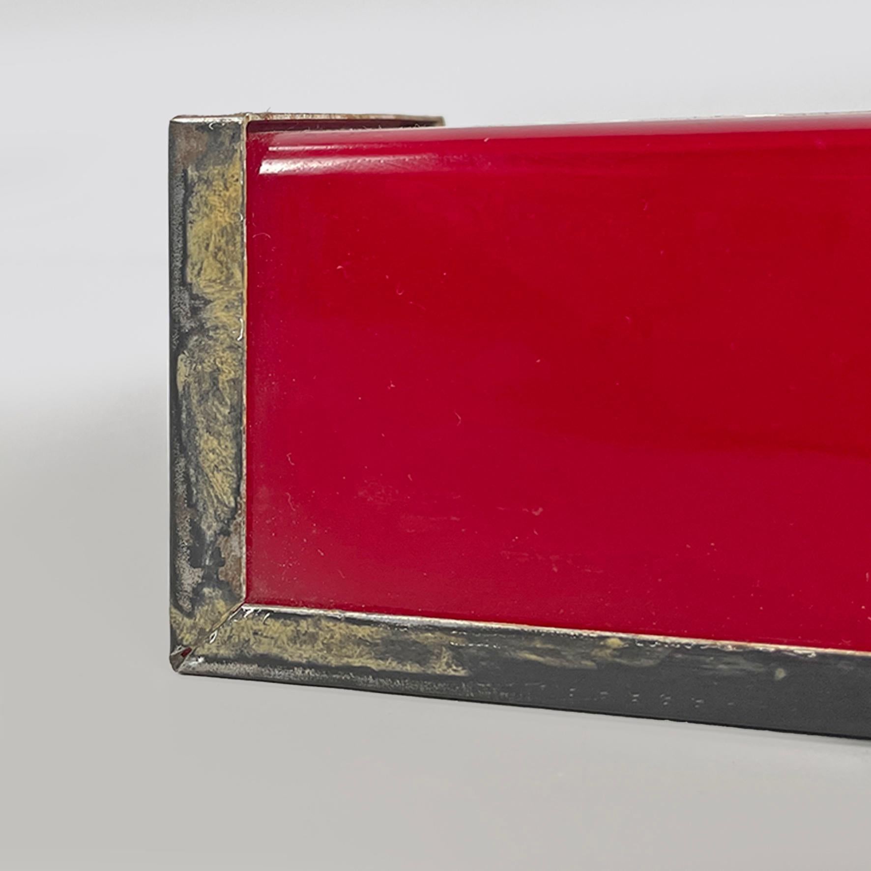 Rotes Schreibendes Kino- oder Theaterschild aus Kunststoff und Weiß, 1960er Jahre im Angebot 2