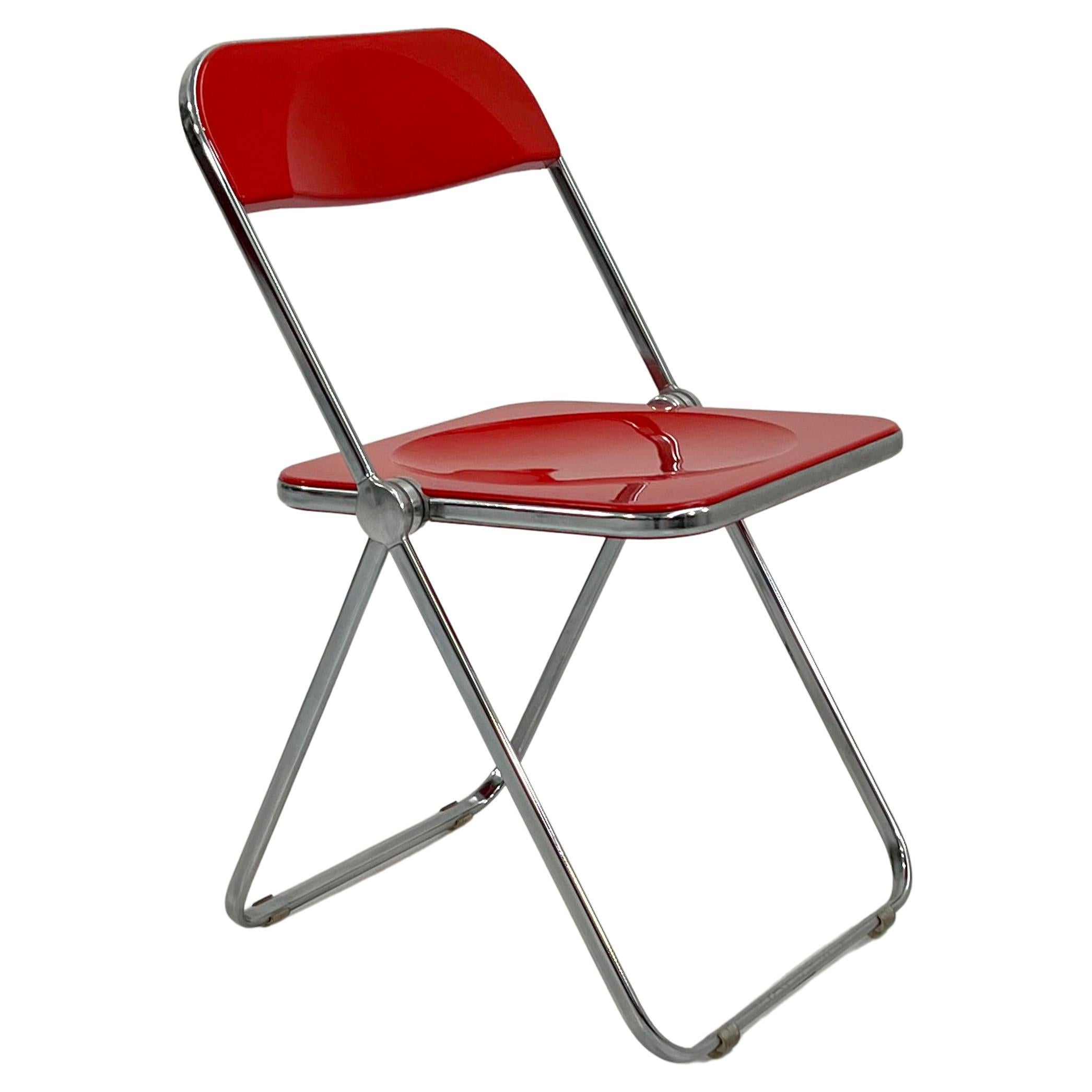 Siège Pliant Vintage Métal Et Toile – Idéal Camping, Plage, Pêche, Jardin