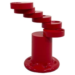 Red Pluvium Umbrella Stand by Giancarlo Piretti for Anonima Castelli, 1970s