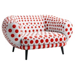 Red Polkadot Lounge Chair