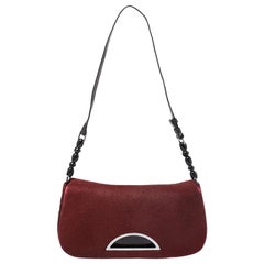 Red Pony Hair Malice Shoulder Bag