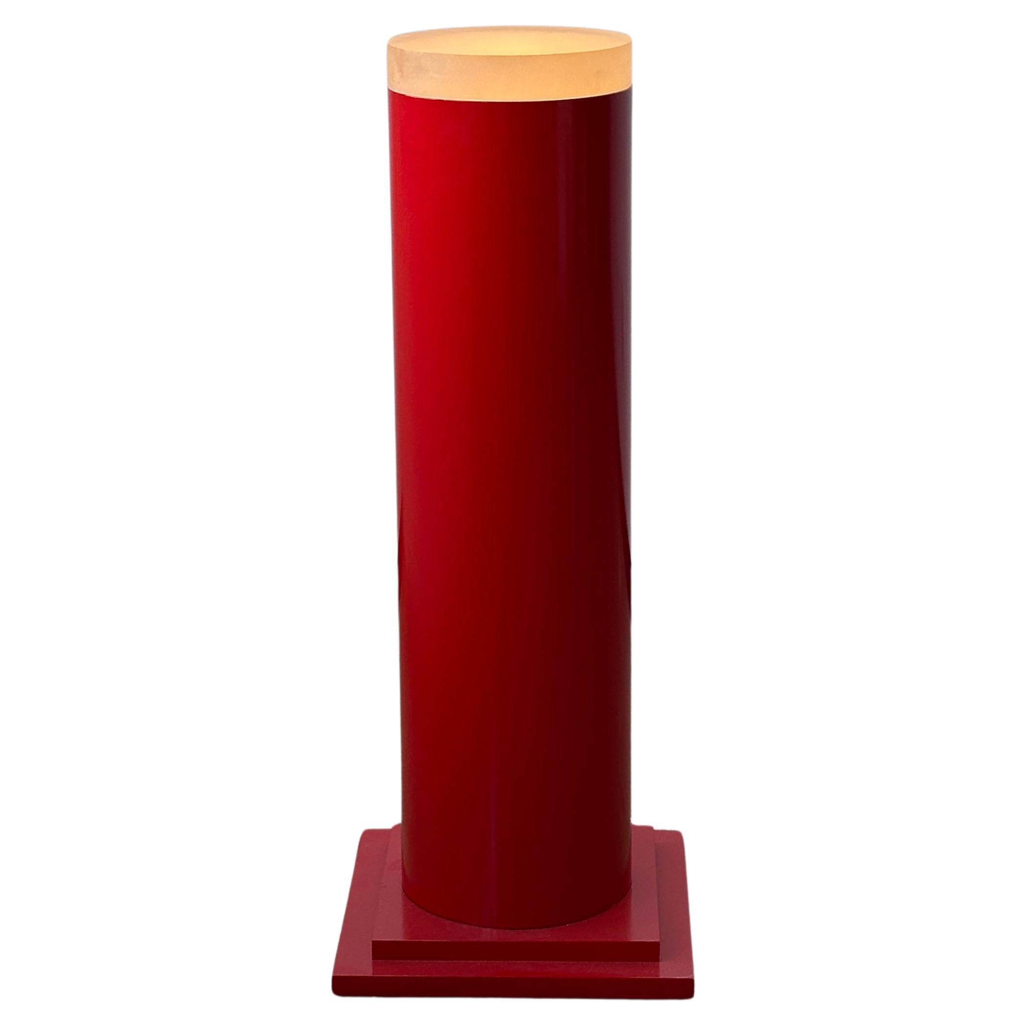 Red Postmodern Floor Lamp For Sale
