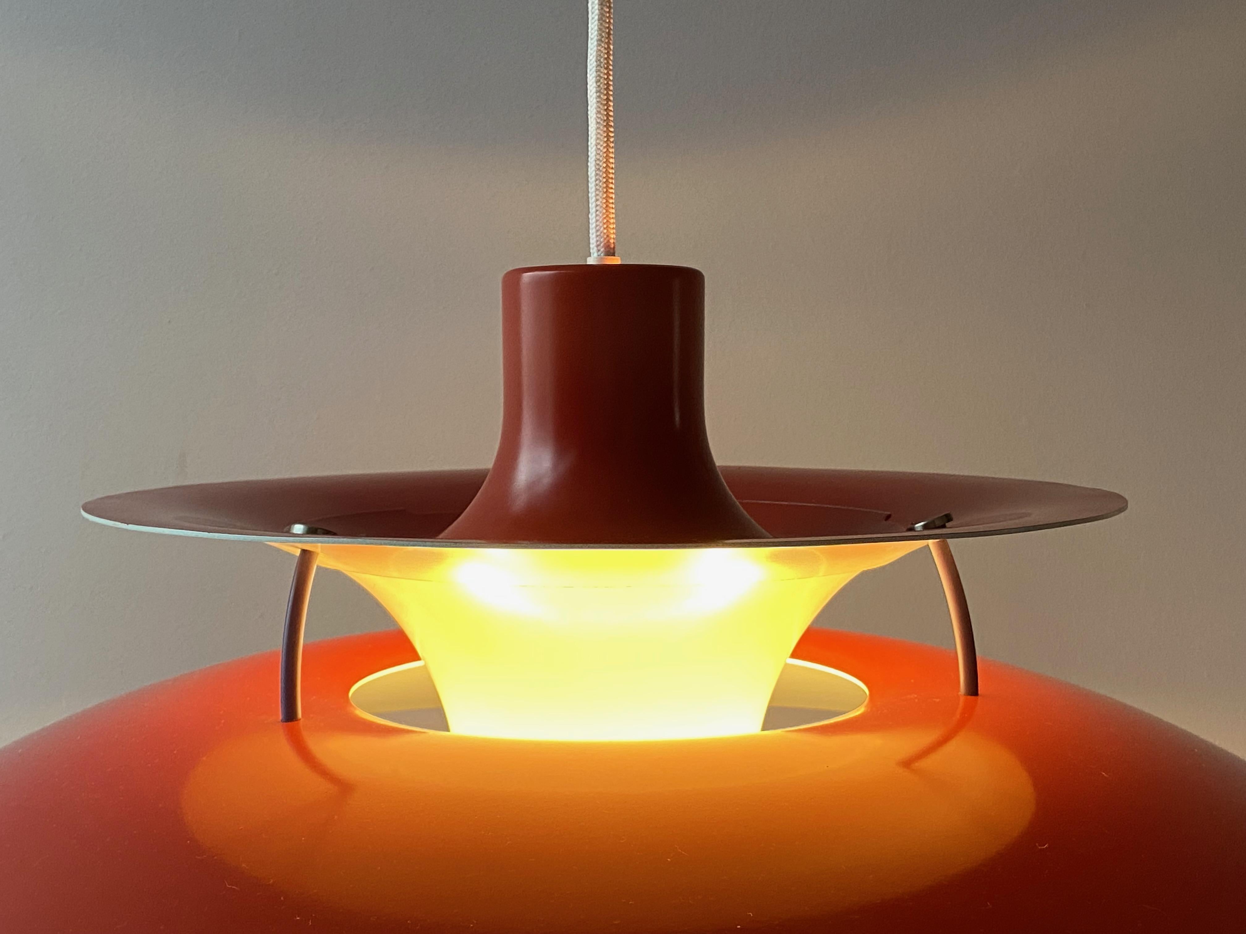 Red Poul Henningsen Ph 5 Pendant Lamp by Louis Poulsen, Denmark 3