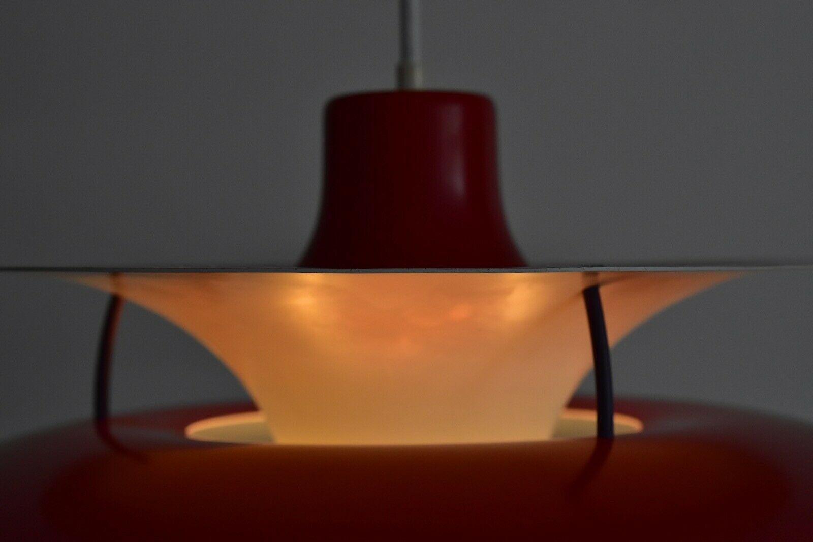 Red Poul Henningsen PH 5 Pendant Lamp by Louis Poulsen, Denmark 4