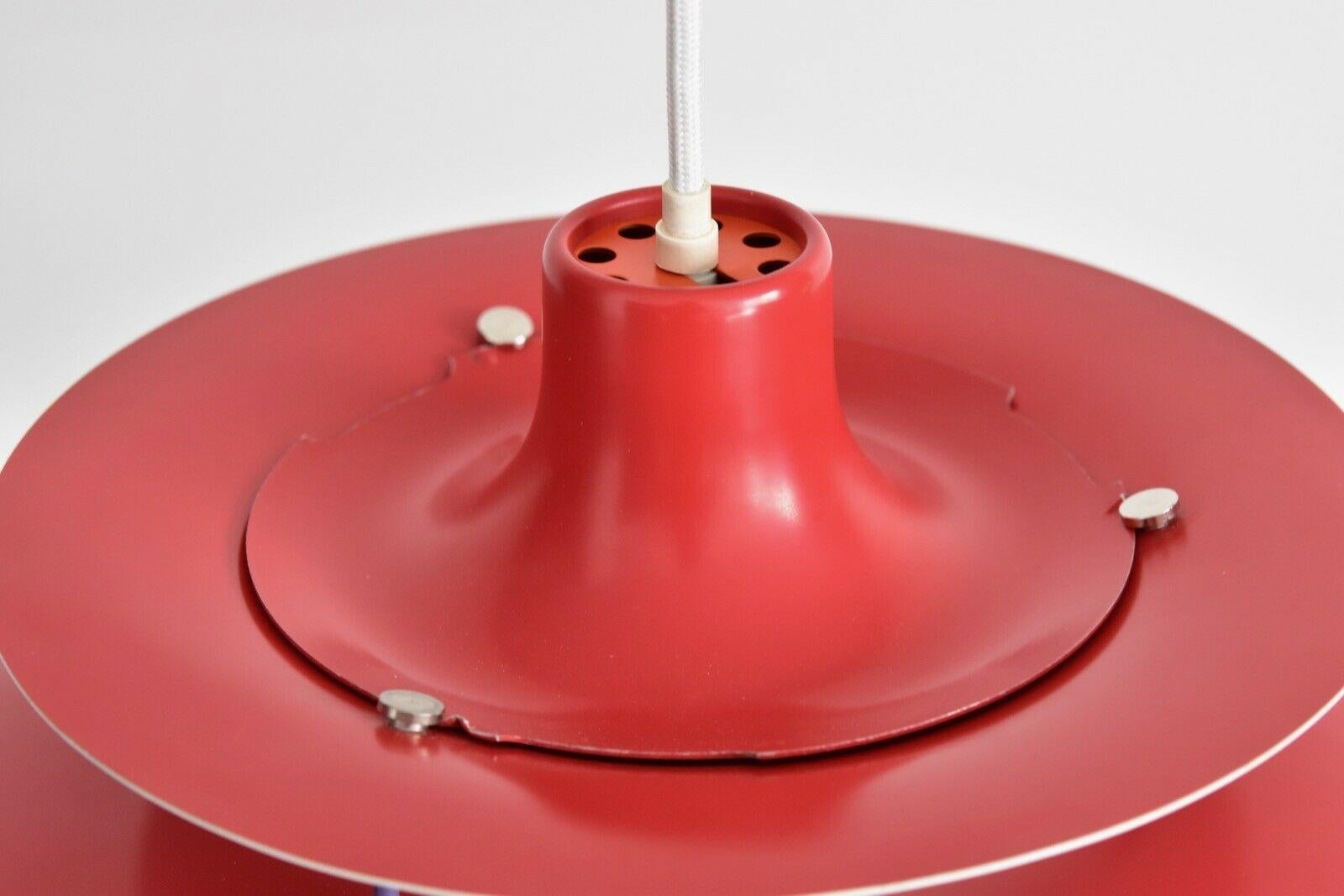 Metal Red Poul Henningsen PH 5 Pendant Lamp by Louis Poulsen, Denmark