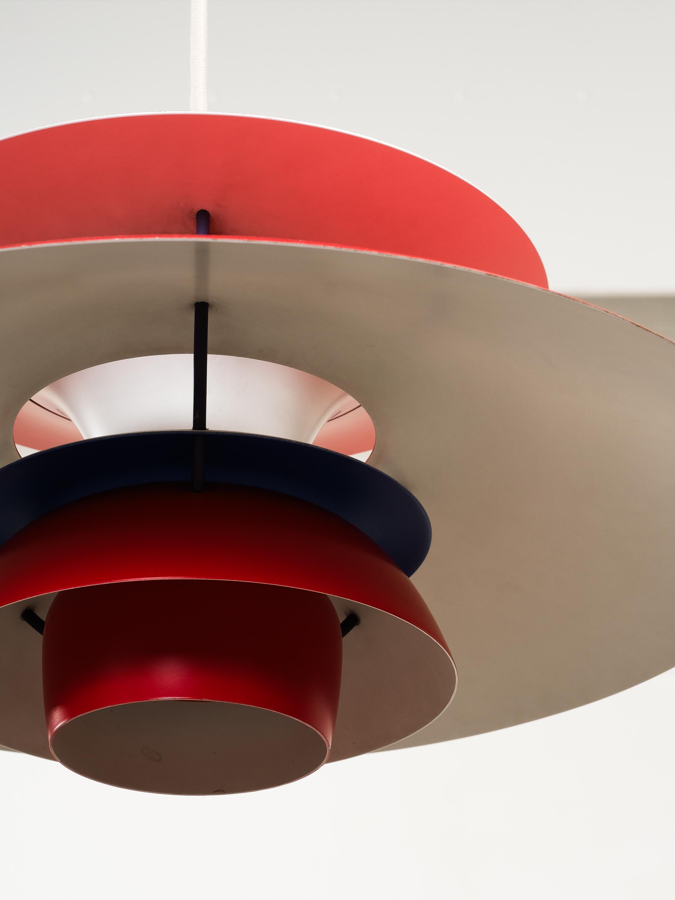 Finlandais Pendentif PH 5 de Poul Henningsen, Orno, années 1960