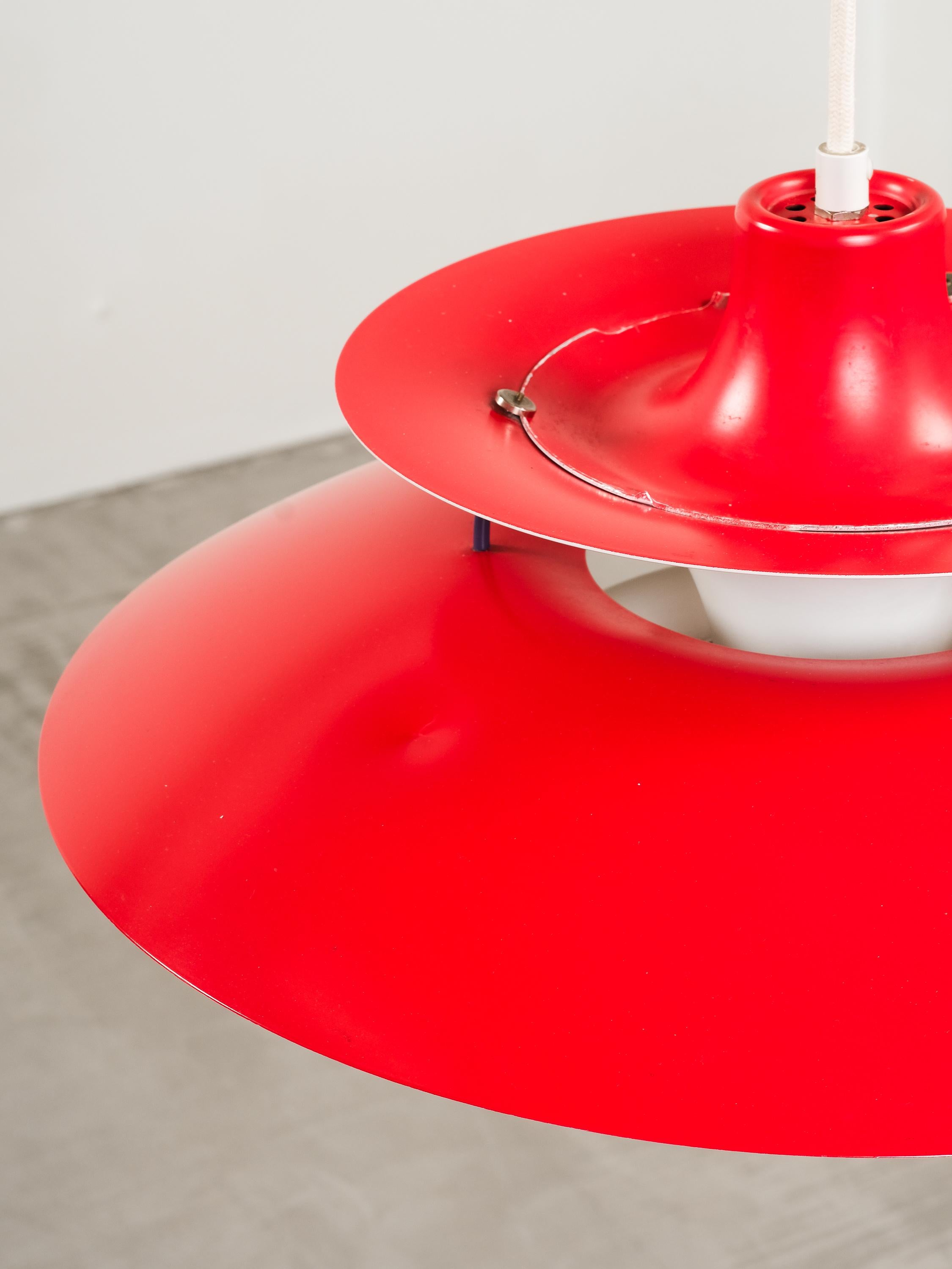 Pendentif PH 5 de Poul Henningsen, Orno, années 1960 2