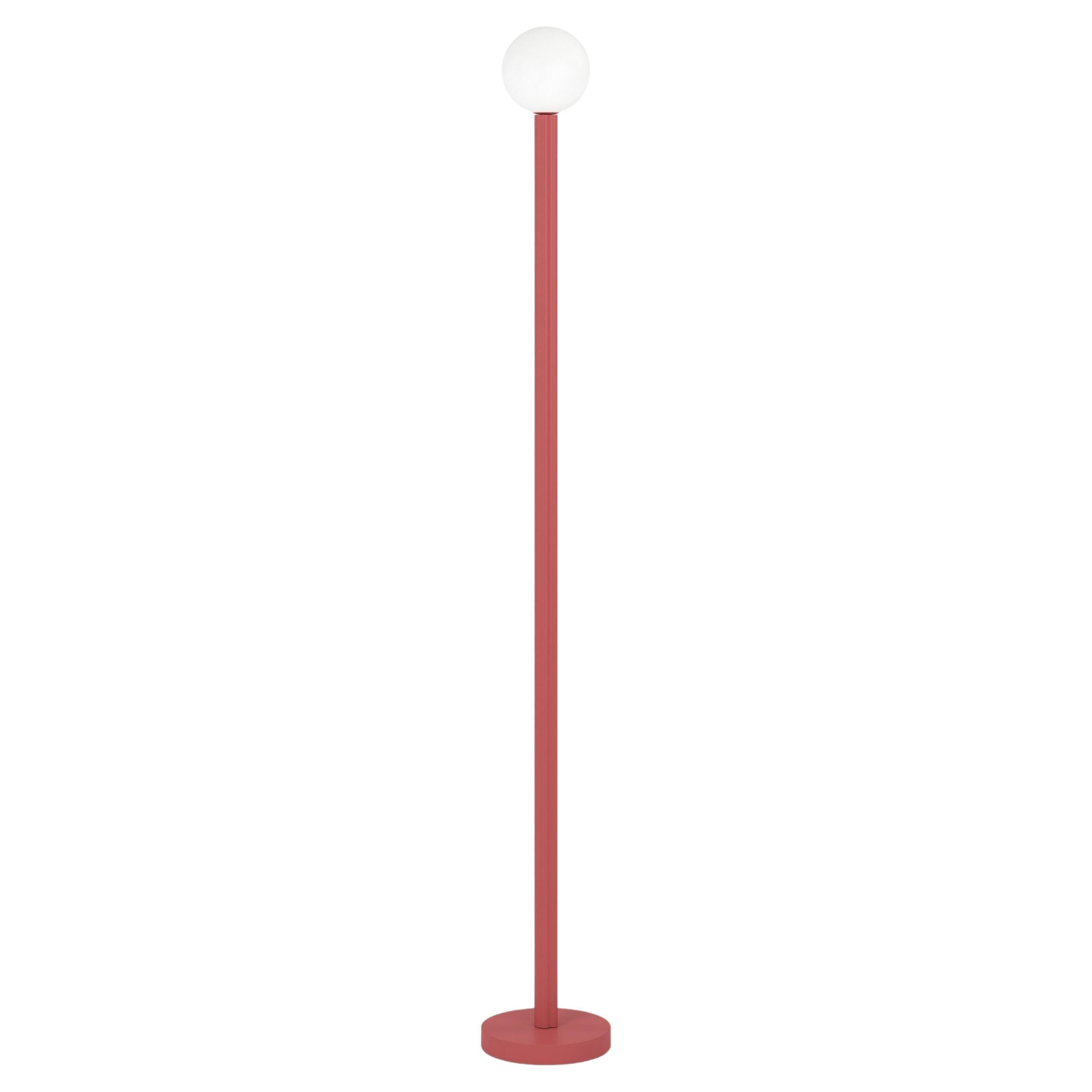 Red Profiles Floor Light by Atelier Areti
