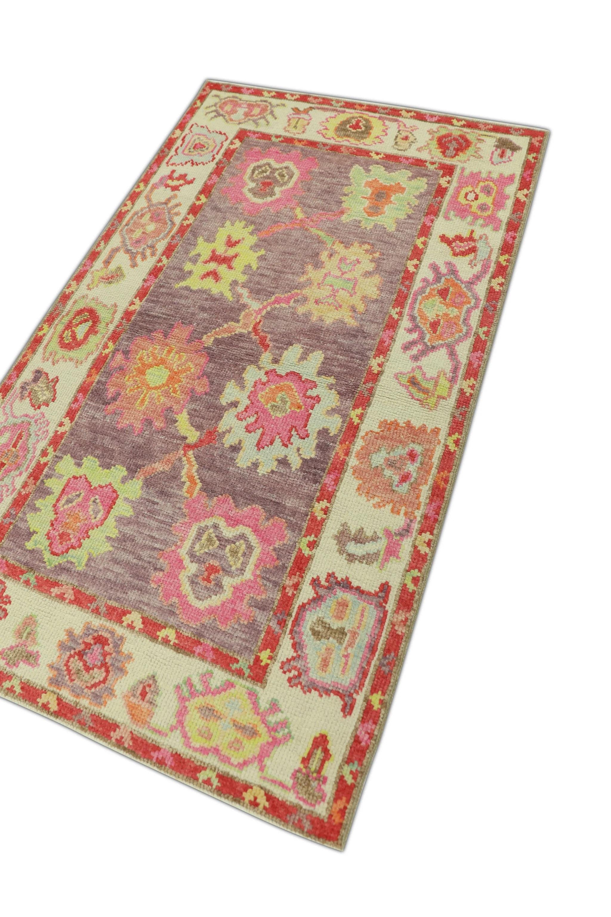 This Turkish oushak rug is a stunning piece of art that has been handwoven using traditional techniques by skilled artisans. The rug features intricate patterns and a soft color palette that is achieved through the use of natural vegetable