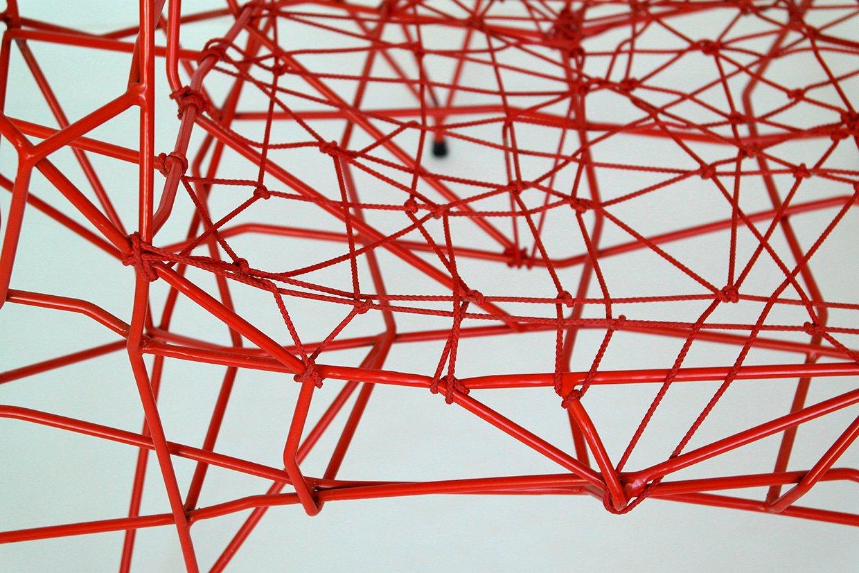 Red 'Pylon' Chair (21. Jahrhundert und zeitgenössisch) im Angebot