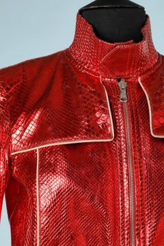 Red python jacket Shiro