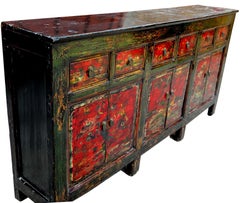 Red Qing Hai Buffet Sideboard