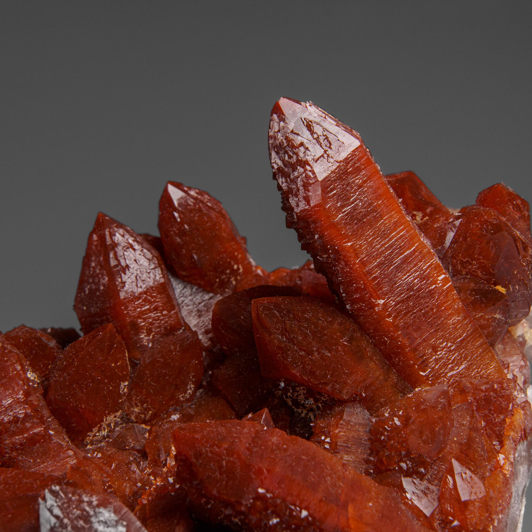 Red Quartz Hematite crystal cluster From Morocco (1.2 lbs) For Sale 1