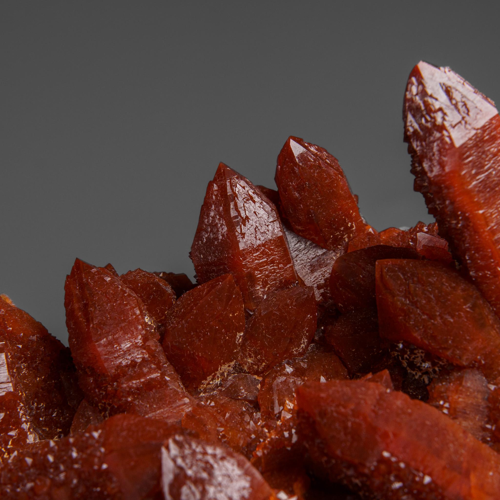 Red Quartz Hematite crystal cluster From Morocco (1.2 lbs) For Sale 2