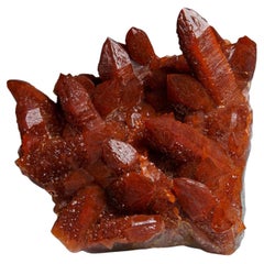 Red Quartz Hematite crystal cluster From Morocco (1.2 lbs)