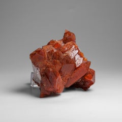 Grappe de cristal de quartz rouge et de hématite du Maroc (1.3 lbs)