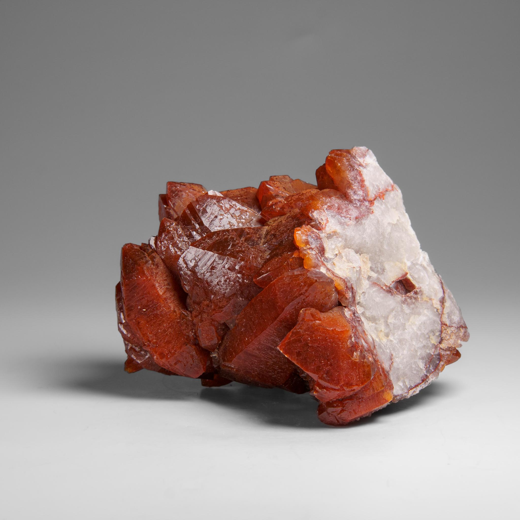 Moroccan Red Quartz Hematite crystal cluster From Morocco (1.3 lbs) For Sale
