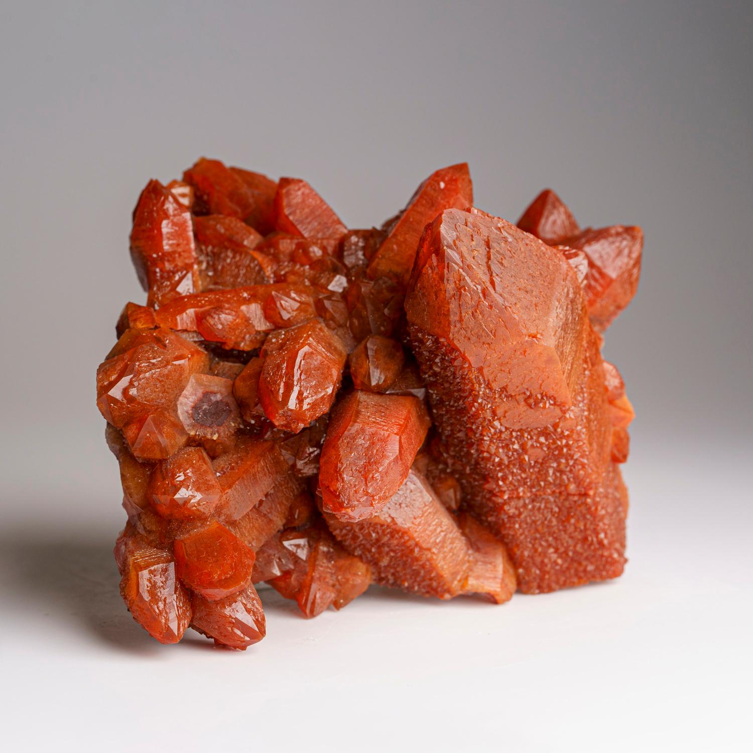 Moroccan Red Quartz Hematite crystal cluster From Morocco (1.6 lbs) For Sale