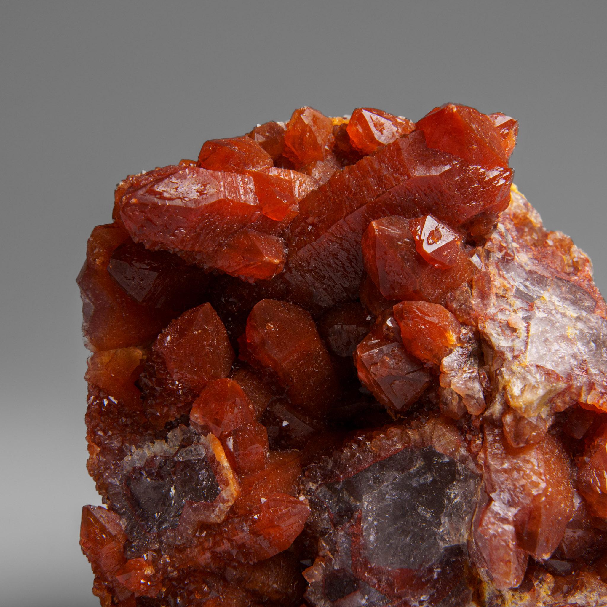 Red Quartz Hematite crystal cluster From Morocco (1.6 lbs) For Sale 1