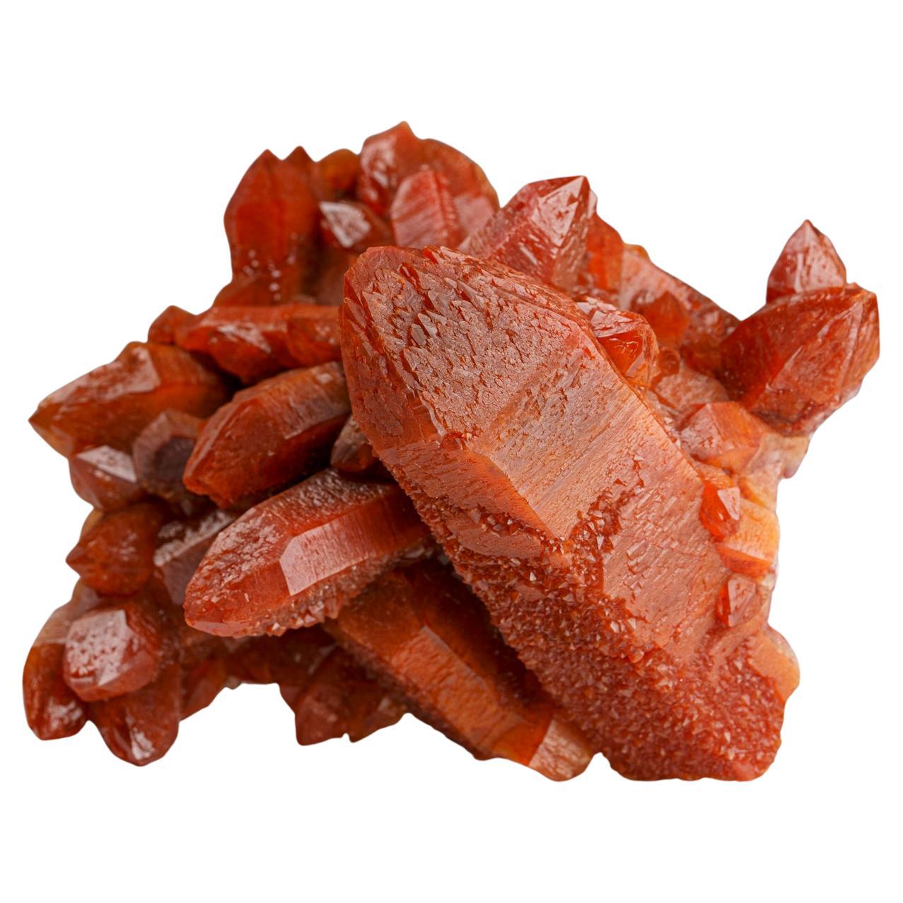 Racimo de cristales de Cuarzo Rojo Hematites De Marruecos (1.6 lbs)