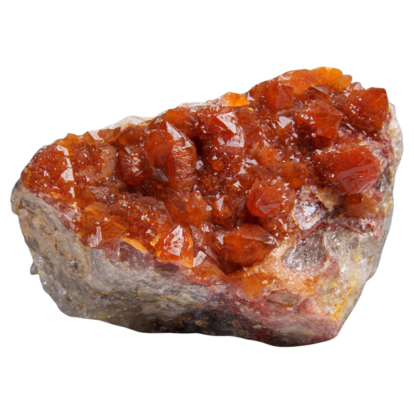 Red Quartz Hematite crystal cluster From Morocco (1.6 lbs)