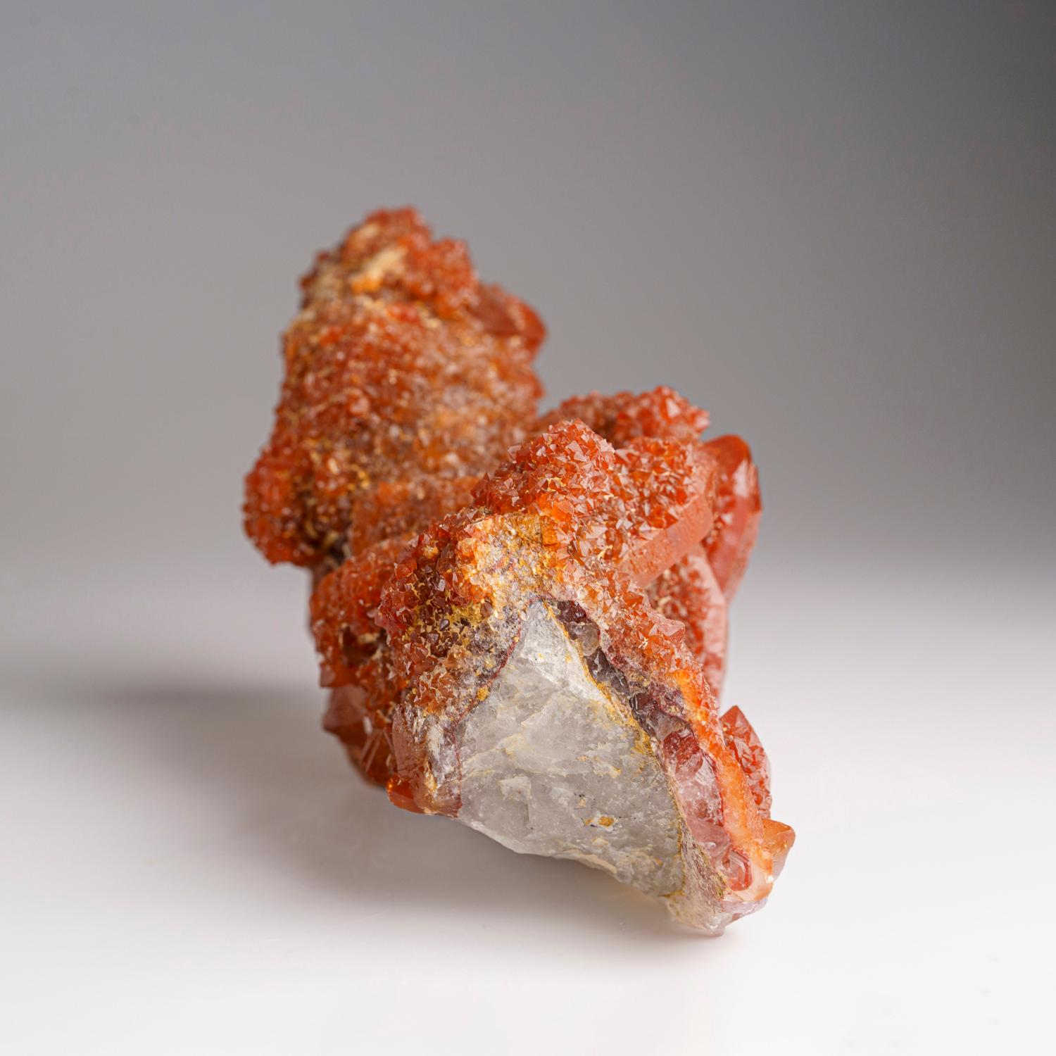 Racimo de cristales de Cuarzo Rojo Hematites De Marruecos (1.75 lbs) Siglo XXI y contemporáneo en venta