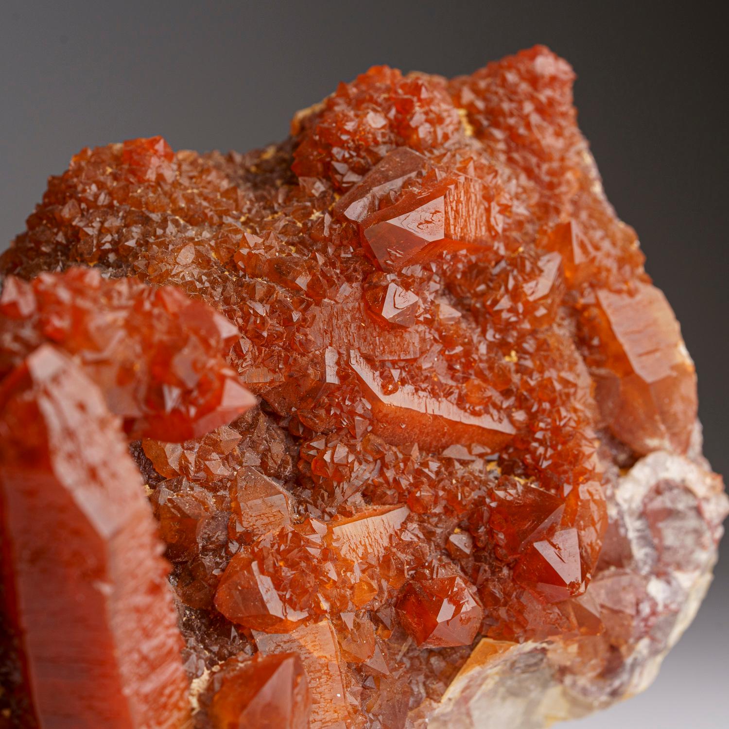 Racimo de cristales de Cuarzo Rojo Hematites De Marruecos (1.75 lbs) Cristal en venta